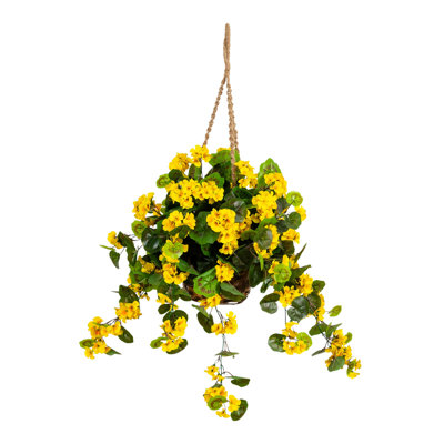 28" Geranium Hanging Basket