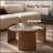Round Dubay with Thick Curved Legs