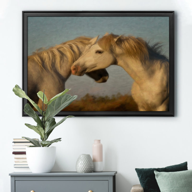 «French Affair», impression sur toile encadrée, H 26,5 po x l 36,5 po x P 1,5 po, Noir