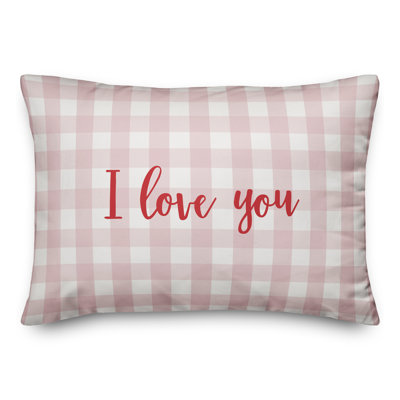 Plaid Throw Pillow