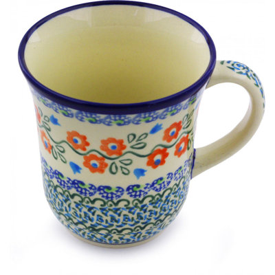 14 oz. Tasse en grès - tulipes