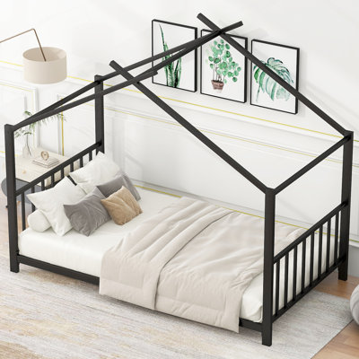 Twin Size Metal Platform Bed