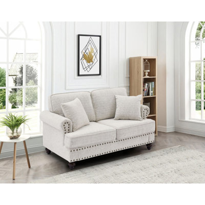 Brexlynn 57.68'' Chenille Rolled Arm Loveseat -  Alcott HillÂ®, 3A382802449D44B0804704B50F97E3E5