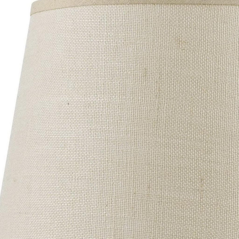 Light Brown Burlap Plain Drum Lamp Shade