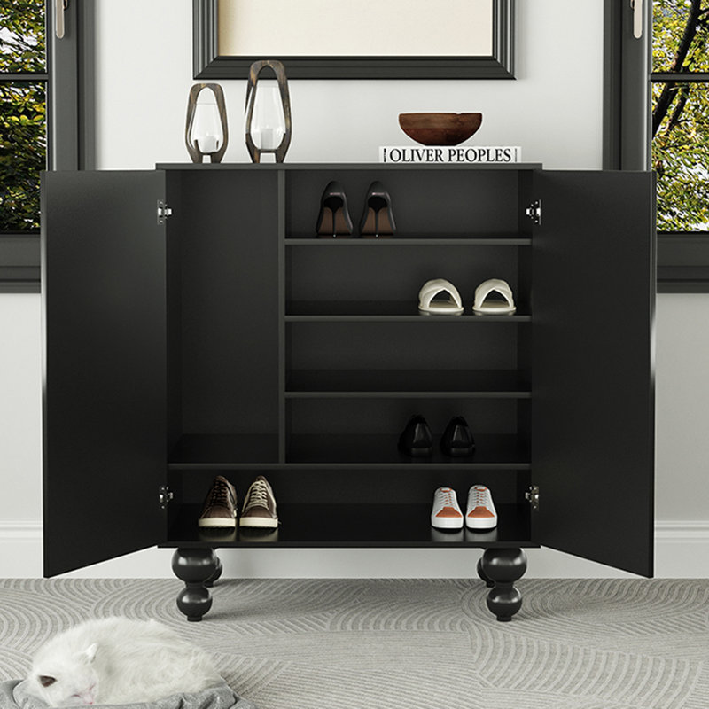 16 Pair Shoe Storage Cabinet