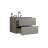 Hostetler Wall-Mounted Bathroom Vanity with Sink