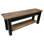 Banc de rangement en bois massif Mccardle