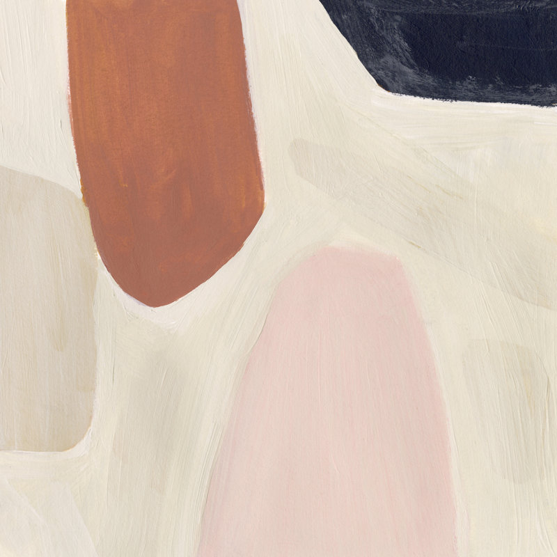 Terracotta Sonata IV by Victoria Borges - Wrapped Canvas Painting, 122cm H x 122cm W