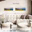 Plage de galets sur toile-914195508
