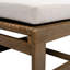 Chaise longue d'extérieur en eucalyptus