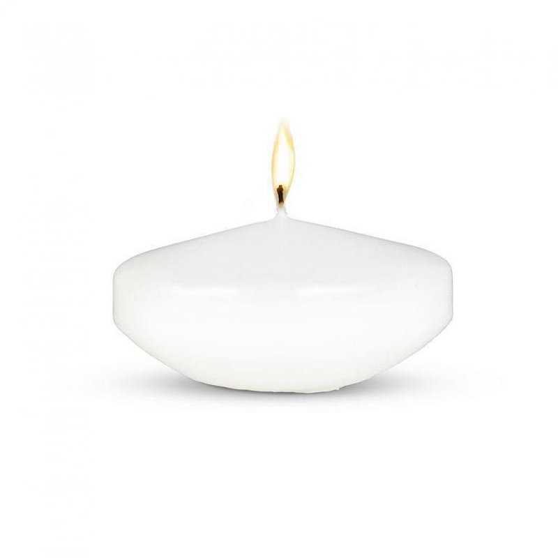Unscented Floating Candle, 1.5" L x 3.25" W