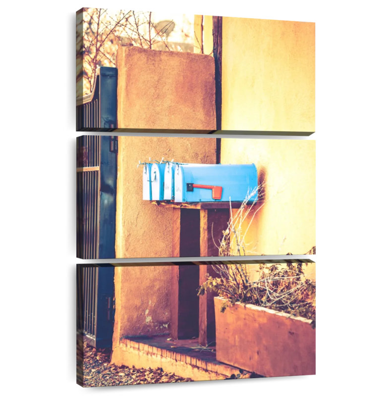 Lilie Blue Mailboxes, H 45 po x l 28 po