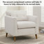 Chaise d'appoint rembourrée avec coussin Carlaya-407204196