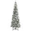 Arbre de Noël artificiel pin enneigé 7,5 pi avec des branches réalistes et 668 pointes