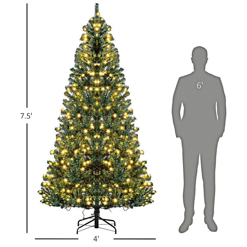 Sapin de Noël artificiel 7,5 pi