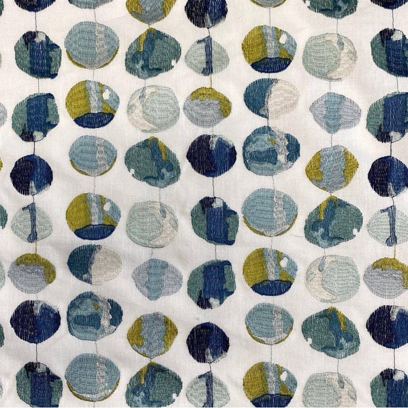 Housse de coussin Confetti, 22 po x 22 po, Bleu confetti