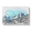 Mountain Blues in Abstract - Wrapped Canvas-55312989