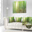 Thick Green Forest Panorama - coussin à imprimé paysage-586635799-586635786