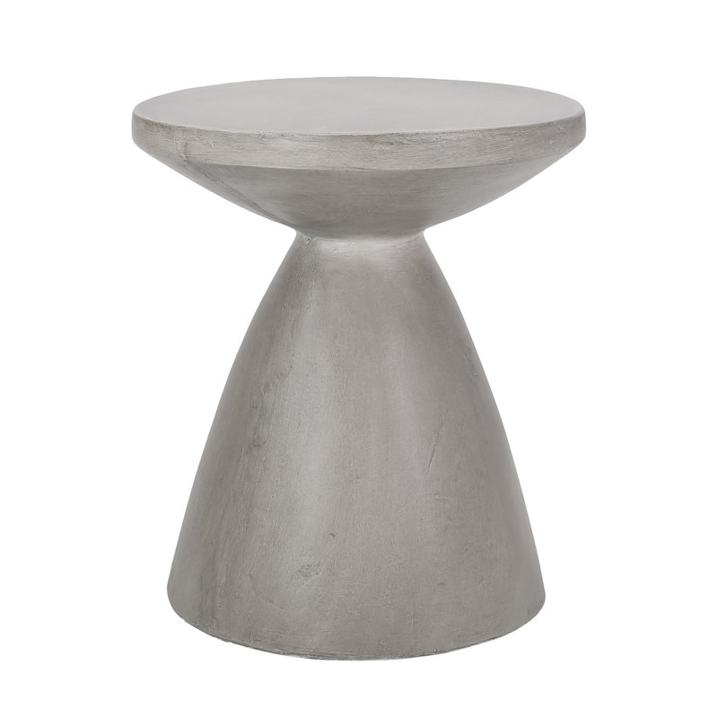 Outdoor Lightweight Concrete Side Table