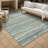 Machine Washable Indoor/Outdoor Chantille ACN2908 Striped Rug-94578925-94578914