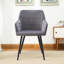 Seamans 48cm H Upholstered Metal Armchair-49871050