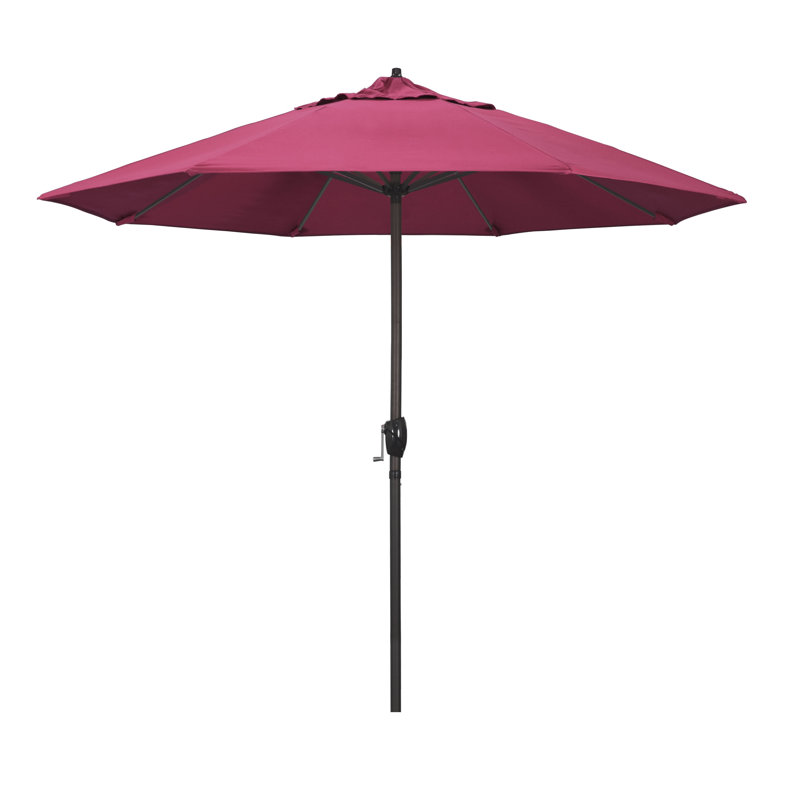 Parasol 9 pi Mira Sunbrella® Mira, Toile Sunbrella® rose vif