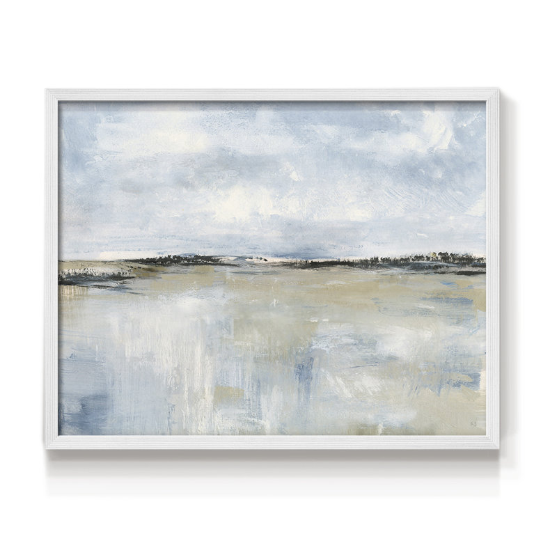 Across the Meadow - Reproduction encadrée - Restickable, H 16 po x l 20 po, Blanc