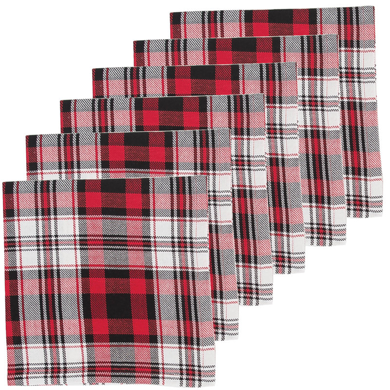 Serviette en coton 18 po écossais Penton
