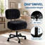 Chaise de coiffeuse à roulettes, petit tabouret de maquillage avec dossier-524466231