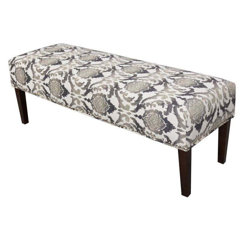 Banc rembourré Idell, Fumée / floral