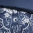 Navy Celestial Bedding - Full/queen With Stunning Medallion And Floral Print Decorative-116012055