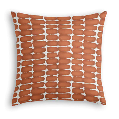 Housse et insert de coussin décoratif géométrique en polyester