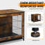 Table de bout en bois pour chien