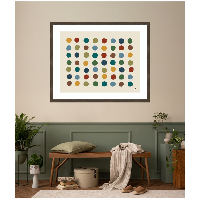 «Meditation No. 3b» par Kelly Knaga, reproduction d'art encadrée, H 34 po x l 42 po