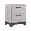 Table de chevet 2 tiroirs, mobilier de chambre à coucher 1 pièce