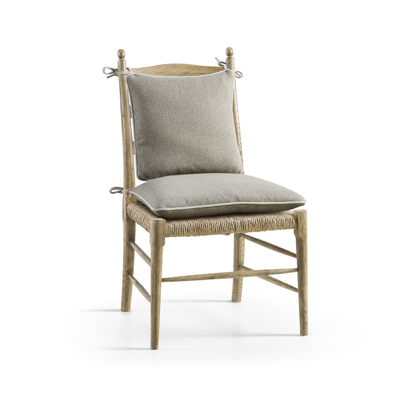 Doppler Upholstered Dining Chair, Stripped Brown Chestnut