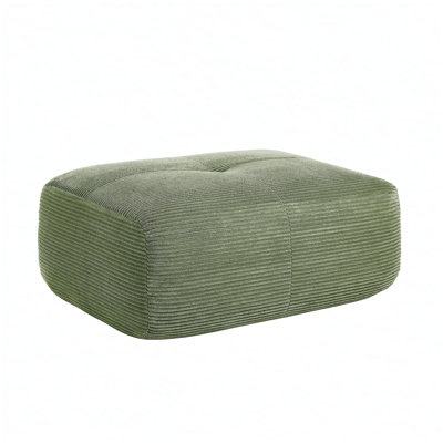Hamlet LSF&RSF Corner Sofa W/Pillows Corduroy- Olive green
