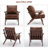 Salma 29.5" Wide Mid Century Upholstered Accent Chair With Solid Wood Frame