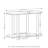 2 Tier Oval Modern Oval Side Table-627460424
