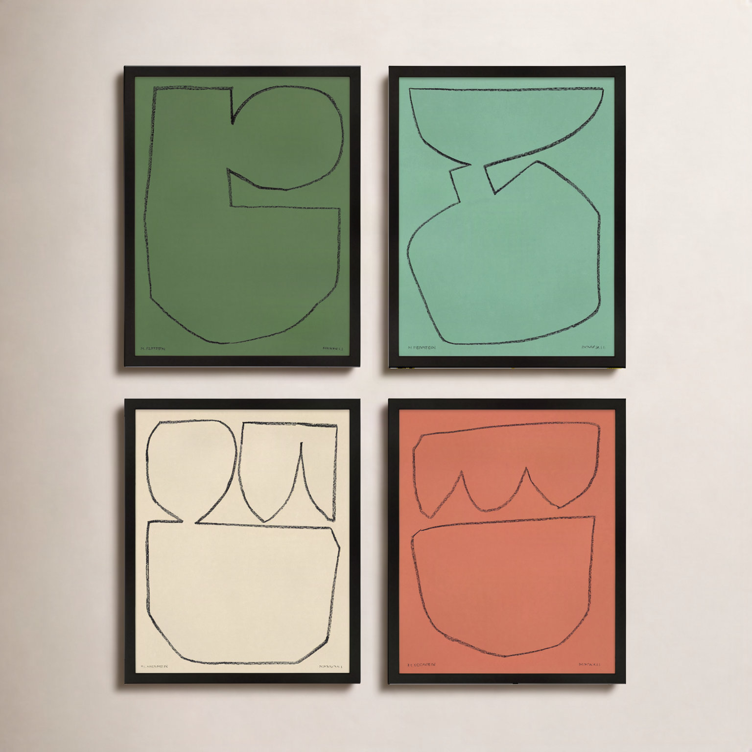 Earth 2 by Michael Kempen, 38" H x 30" W x 1.25" D, Black