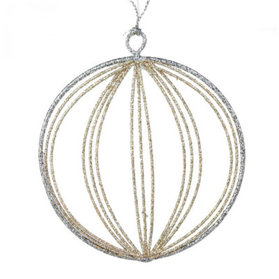 9cm Metal Bauble