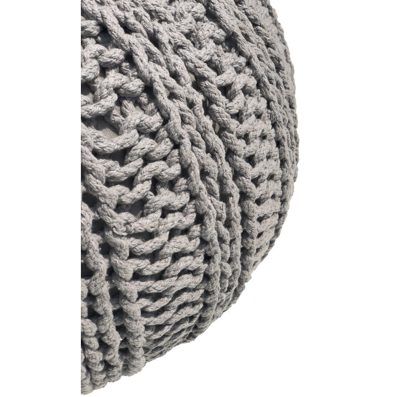 Repose-pieds rond de 20 po de largeur, Gris