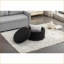 Repose-pieds avec rangement et housse réversible - sans assemblage, banc de chambre à coucher | Boucle noire-2088514746