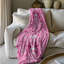 Pink Petal Tiles - 1 Piece Premium Sherpa Blanket-100863839