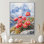 Art sur toile Glass pivoines et pics estivaux III