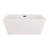 51.2'' x 27.6'' Freestanding Soaking Acrylic Bathtub
