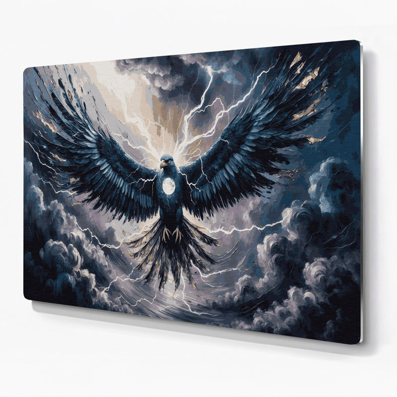 Art mural gris Sci Fi Thunderbird, H 20 po x l 24 po