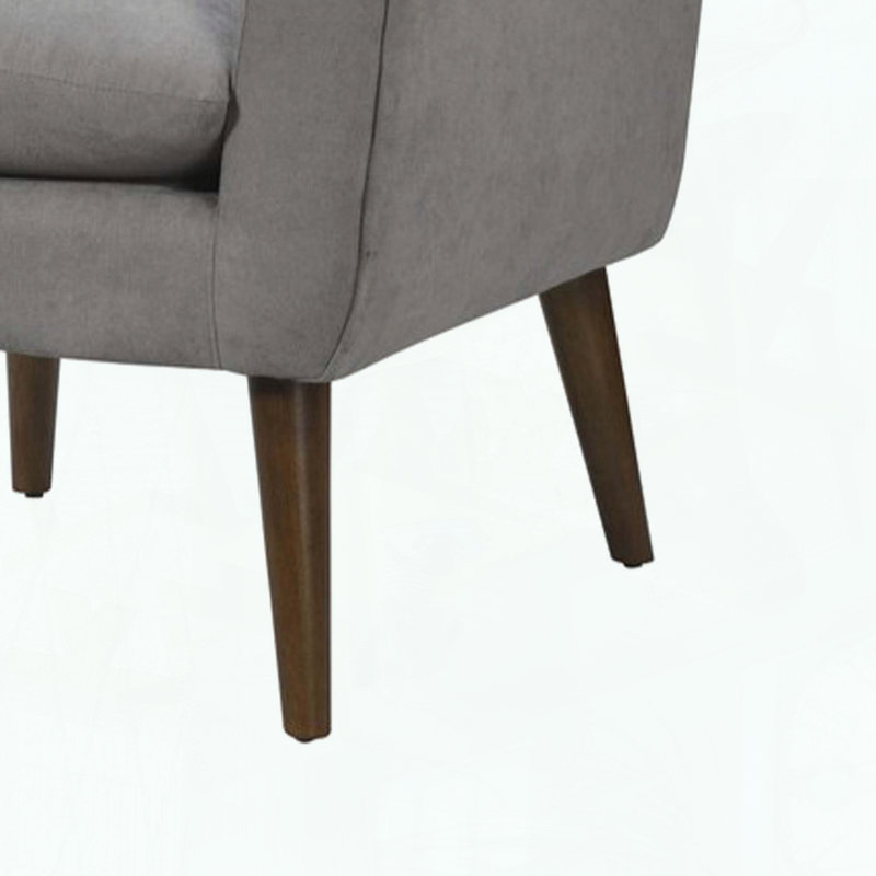 Fauteuil surdimensionné Savona - Tissu gris acier