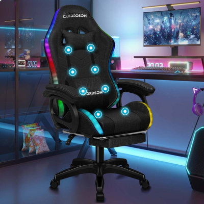 Brayden Studio Gaming Chair with Headrest
