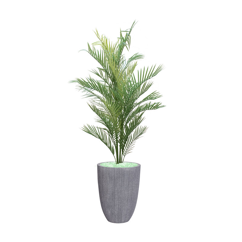59.1'' Faux Palm Plant in Planter